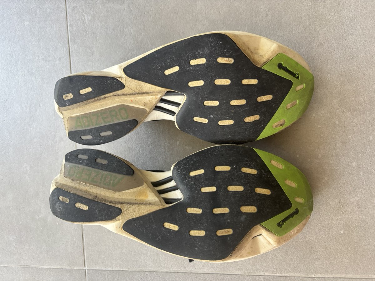 Adios Pro 3 sole at 300km