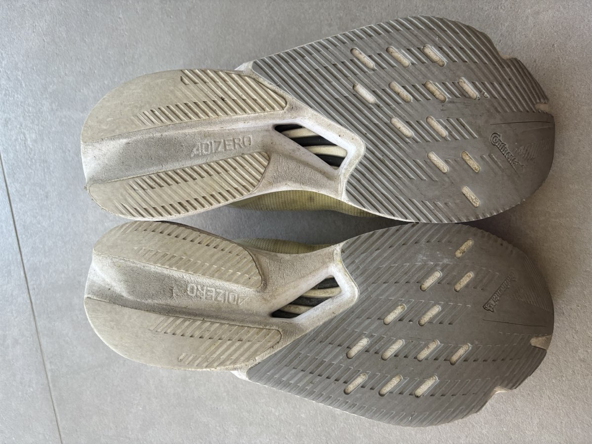 Boston 12 sole wear at 600km