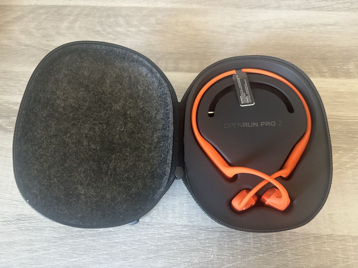 OpenRun Pro 2 in flashy orange
